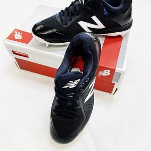 New Balance 4040 V4 Metal Cleat US Men's 8.5 Black L4040BK4 Baseball Softball