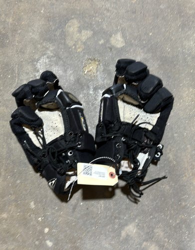 Black Used Brine Lacrosse Gloves 13"