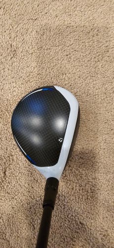 Used Men's 2021 TaylorMade SIM 2 Titanium Left Hand Fairway Wood Stiff Flex 3 Wood