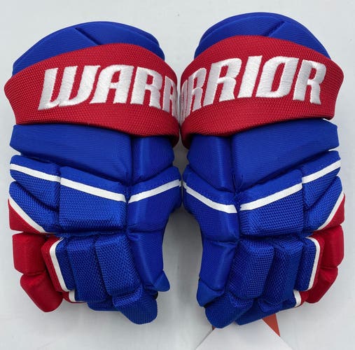 NEW Warrior LX30 Gloves, Royal/Red, 10”