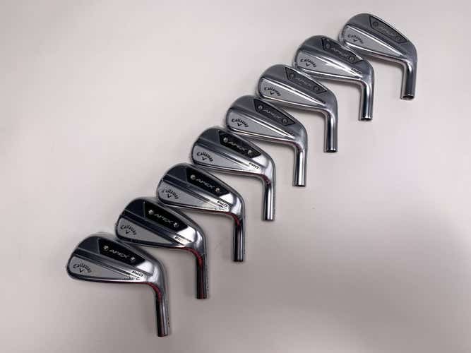 Callaway Apex Pro 24 Iron Set 4-PW+GW HEADS ONLY Mens RH - NEW