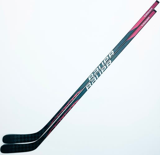 New 2 Pack Custom Red Bauer Nexus SYNC Hockey Stick-RH-P88-70 Flex-Matte Finish