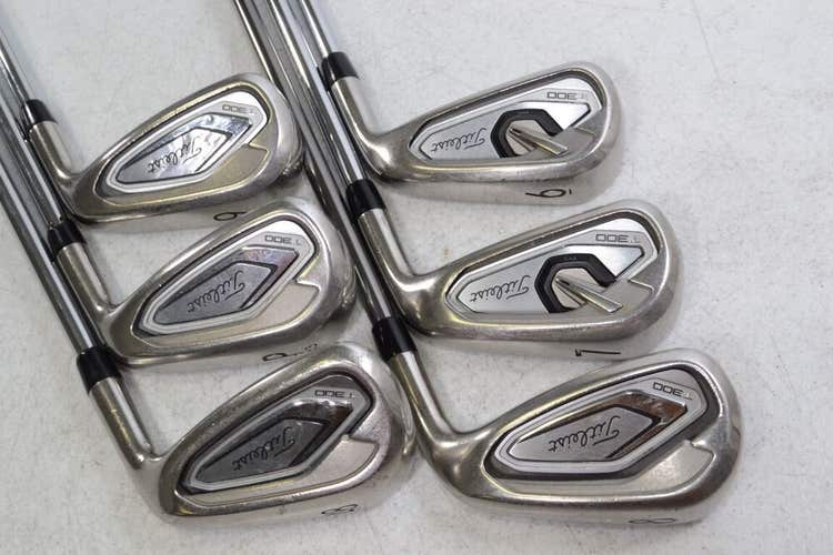 Titleist T300 2019 6-PW,48* Iron Set Right Stiff Flex NS Pro Steel # 169325