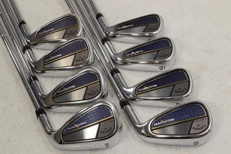 Callaway Paradym 5-PW,AW,52* Iron Set Right Regular Flex NS Pro Steel # 179304