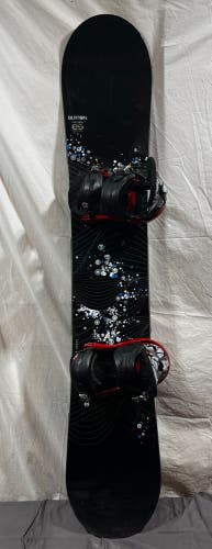 Burton Feelgood ES 155cm All-Mountain Snowboard Burton Grip Fit Bindings Medium