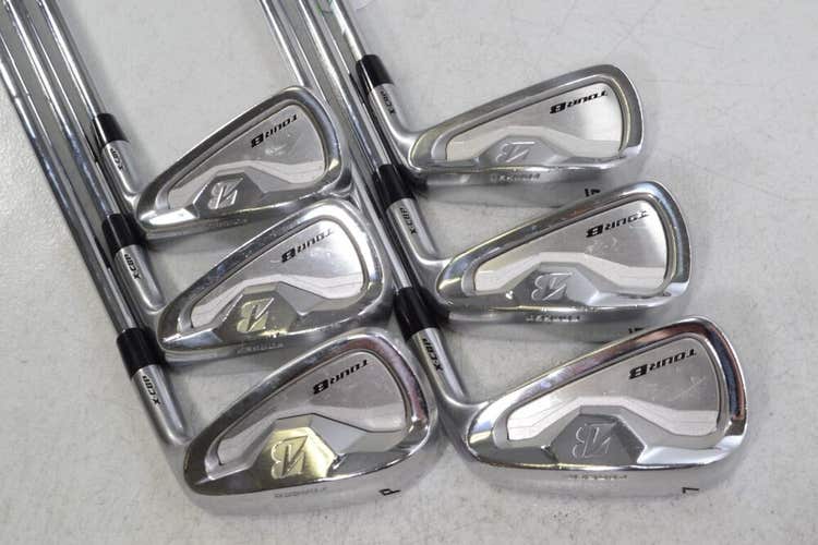 Bridgestone Tour B X-CBP 5-PW Iron Set Right Stiff Flex NS Pro Steel # 170184