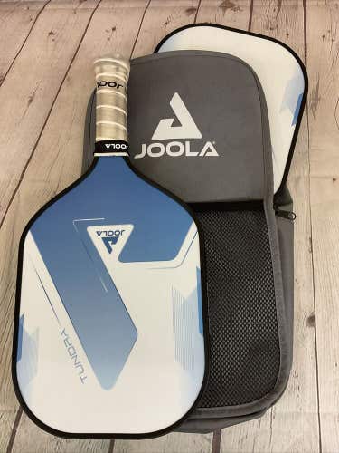 Joola Tundra Dual Pickleball Paddle Starter Set Ice Blue White Wrap