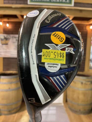 Callaway XR 19° #3 Hybrid Golf Club Project X 6.0 Stiff Flex Graphite Shaft MLH