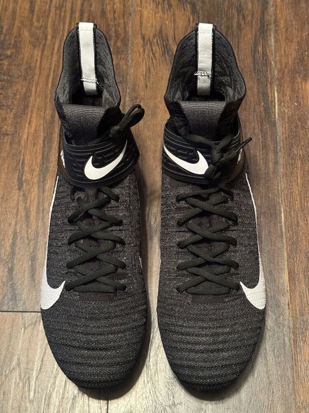 Nike Alpha Menace Elite 2 Mens 13 WIDE Football Cleats Black/White BV3298-001