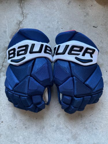 NHL Tampa Bay Lightning New With Tags Bauer 13" Pro Stock Vapor 1X Pro Pro Gloves