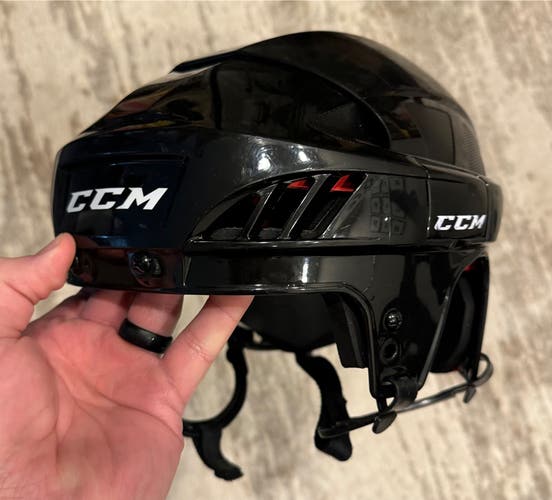 Used Ccm 50 Large Black Hockey Helmet
