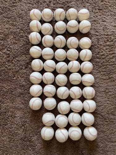 Jugs Low-Seam Pitching Machine Balls- 4 Dozen Used