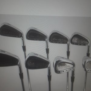 Used Men's Cleveland TA7 Right Handed Iron Set Stiff Flex 8 Pieces