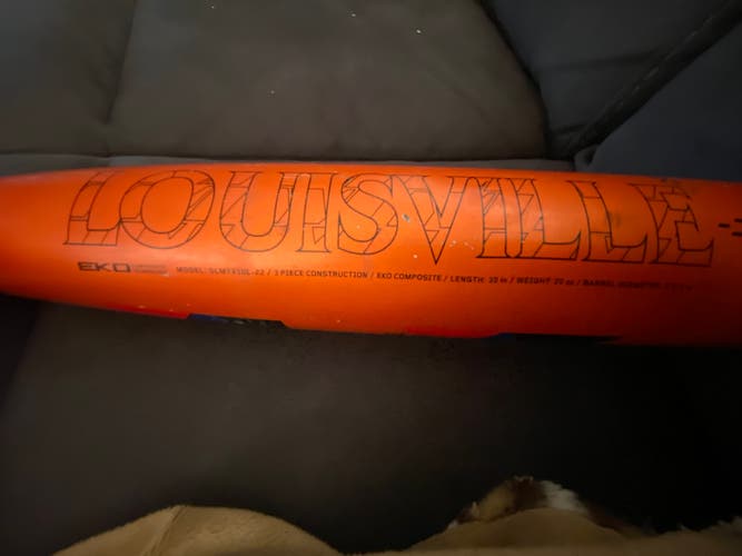 Used 2022 Louisville Slugger Meta USSSA Certified Bat (-10) 20 oz 30"