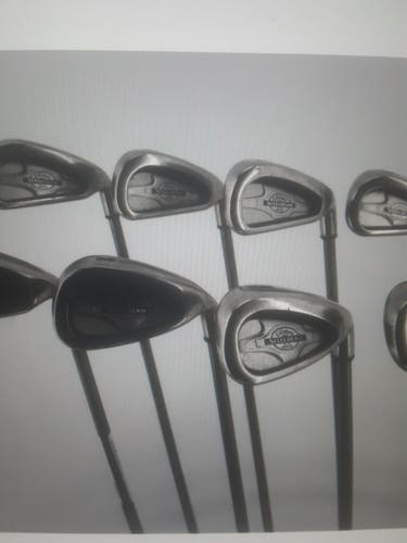 Used Men's Callaway X-14 Right Handed Iron Set Stiff Flex 8 Pieces