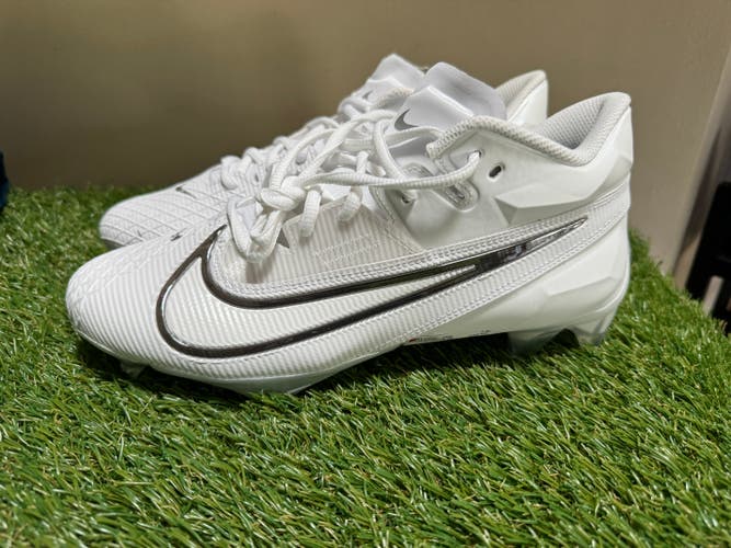 *SOLD* Nike Vapor Edge Elite 360 2 Football Cleats White DA5457-100 Mens Size 8.5 NEW