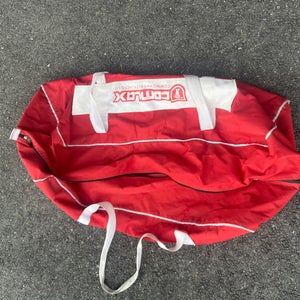 Used Red commonwealth lacrosse bag