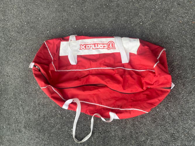 Used Red commonwealth lacrosse bag