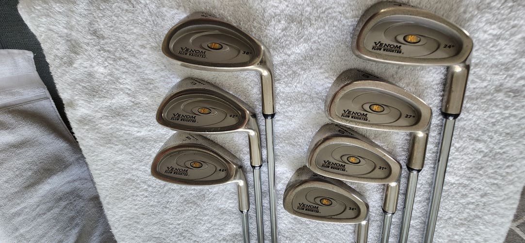 Knight Golf Venom Flow Weighted Iron Set (4-PW, 7 clubs) RH; Steel Shafts