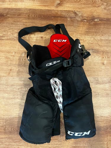 Used Junior Small CCM QLT 270 Hockey Pants