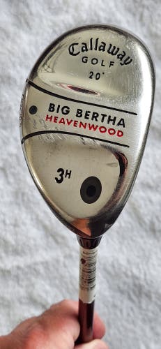 Men's Callaway Big Bertha Heavenwood 20° 3 Hybrid RH; Graphite Shaft