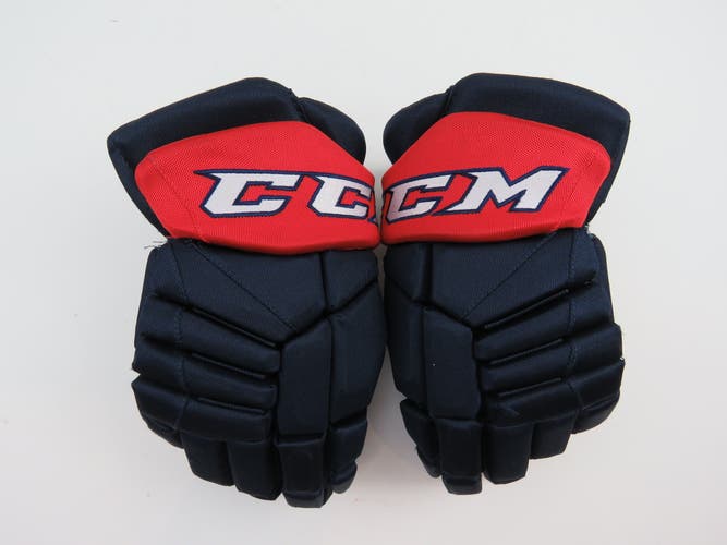 CCM Jetspeed Oshawa Generals OHL CHL Pro Stock Hockey Player Gloves 15"