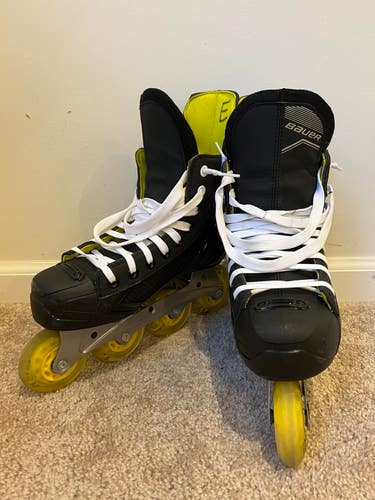 Used Senior Bauer RS Inline Hockey Skates - R Width Size 6