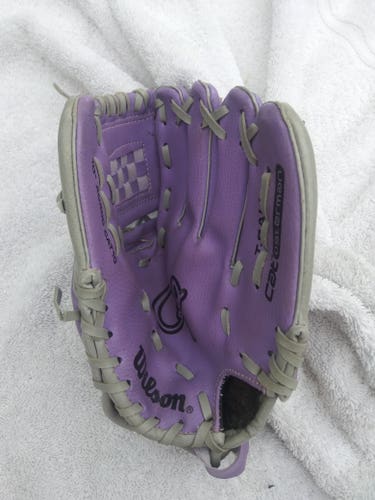 Wilson T-Ball Purple Cat Osterman 10 Inch Youth T-Ball Baseball Glove, Right Hand Throw A0200 Cat10