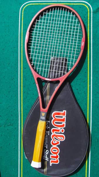 1986 Rare Wilson Jack Kramer Staff 85 Mid 16x18 Racket 5/8 Cover