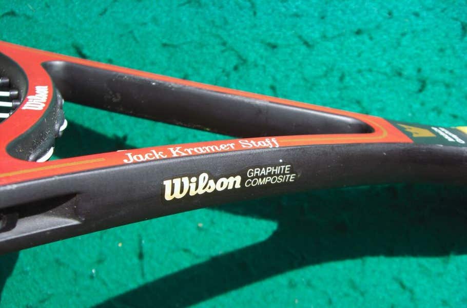 1986 Rare Wilson Jack Kramer Staff 85 Mid 16x18 Racket 5/8 Cover