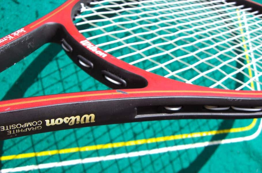 1986 Rare Wilson Jack Kramer Staff 85 Mid 16x18 Racket 5/8 Cover