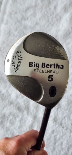 Men's Callaway Big Bertha Steelhead 5 Wood RH; Graphite Shaft