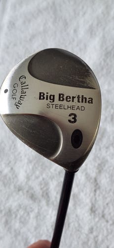 Men's Callaway Big Bertha Steelhead 3 Wood RH; Graphite Shaft