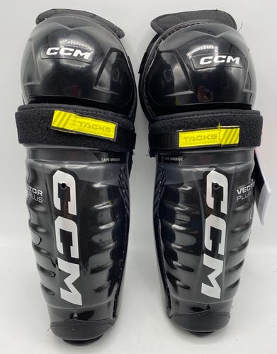 NEW CCM Tacks Vector Plus Shin Guards, 12"