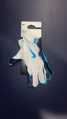 Adult large nike vapor jet football gloves