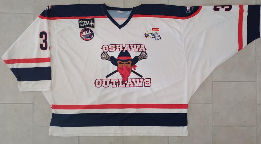 Arena Lacrosse League "ALL" Game Used Goalie Jersey - Outlaws