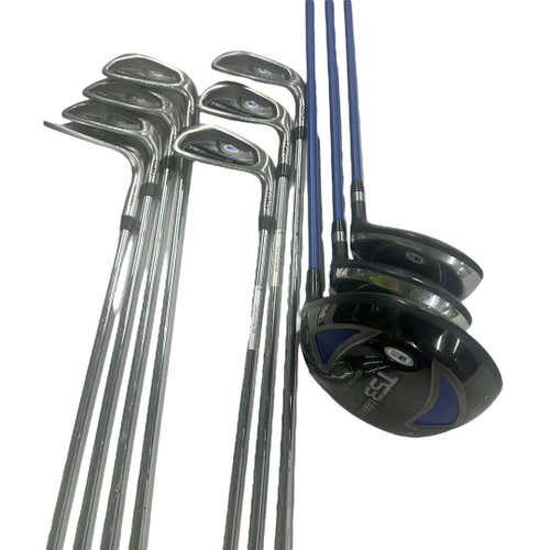 Used Tour Series Ts3 V5 60 Rh 10 Piece Regular Flex Graphite Shaft Junior Package Sets