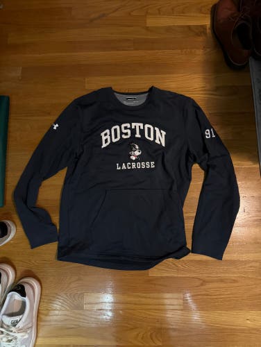 Boston University Lacrosse Large Crewneck