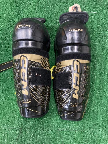 Used Youth CCM ASV Pro Shin Pads 10"