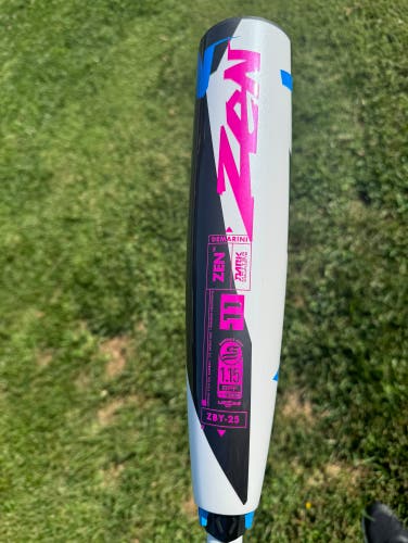 Used 2025 DeMarini USSSA Certified Composite 16 oz 27" Zen Bat