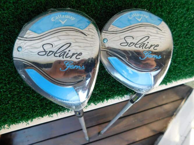 Callaway Solaire GEMS Blue (3W & 5W) FW Wood Set w/ Ladies Shafts