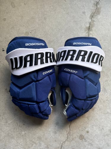 NHL Tampa Bay Lightning New With Tags Warrior 14" Pro Stock Covert QRE Pro Gloves