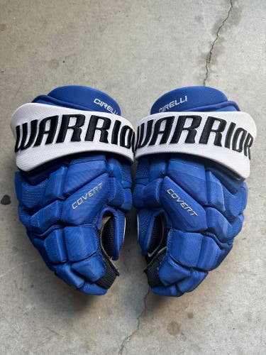 NHL Tampa Bay Lightning Cirelli New With Tags Warrior 14" Pro Stock Covert QRL Pro Gloves