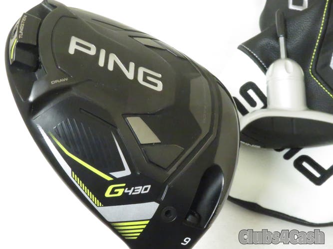 PING G430 LST Driver 9° TOUR 2.0 Black 75 X-Flex +Cover & Tool .. MINT