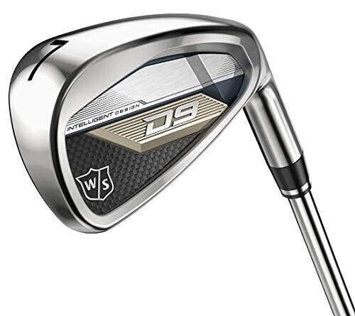 Wilson Staff D9 Irons Set 4-PW KBS MAX Ultralight Steel Stiff Flex +1° Lie NEW