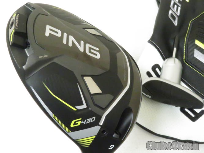 PING G430 MAX Driver 9° Alta CB 55 Black Stiff Flex +Cover & Tool .. MINT