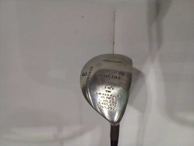 Used Adams Tight Lies 3 Wood Stiff Flex Graphite Shaft Fairway Woods