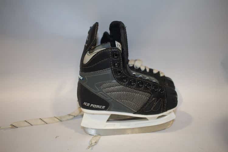 Used American Athletic Ice Force Youth 11.0 Ice Hockey Skates