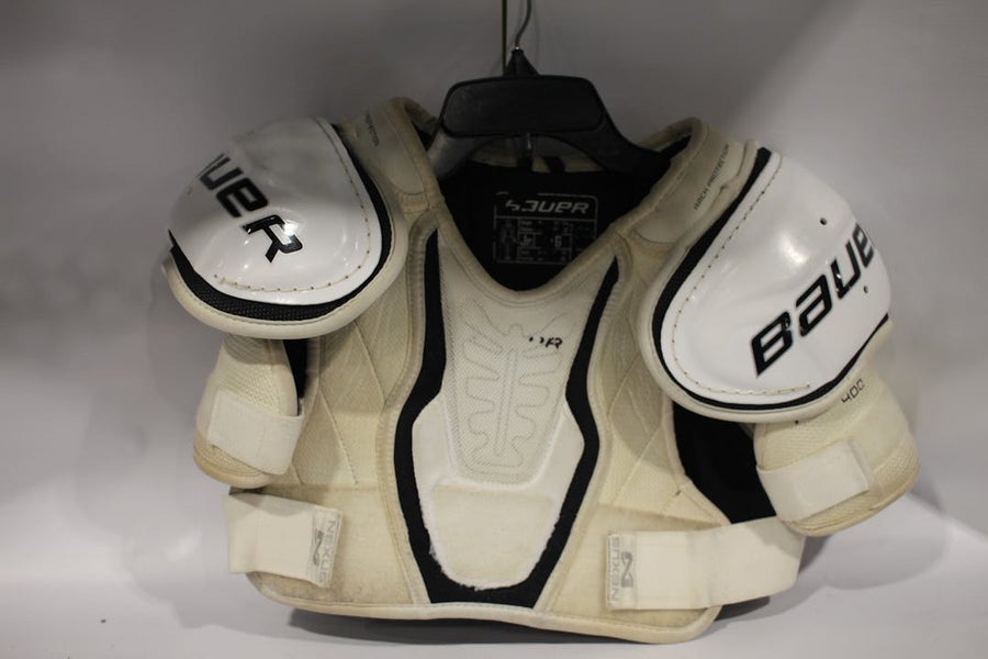 Used Bauer NEXUS 400 SHLDR PAD JR LG Hockey Shoulder Pads 11847-S000010895