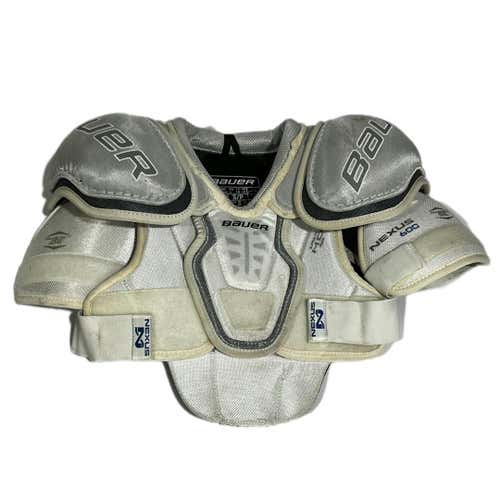 Used Bauer Nexus 600 Shldr Pads Jr Sm Hockey Shoulder Pads